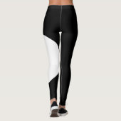 Leggings Personalized Text Pet Black And White Cute Cat Mom (Dos)