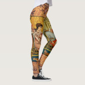 Leggings Personnages Classiques de Contes de Fées de Beauté (Droite)