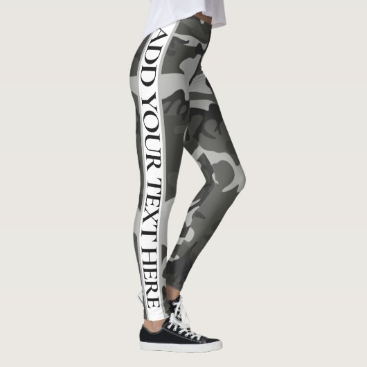Leggings Personnalisable Ajouter votre texte (Droite)