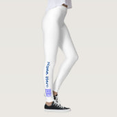 Leggings Personnalisation bleue de la Grèce et du drapeau g (Droite)