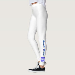 Leggings Personnalisation bleue de la Grèce et du drapeau g