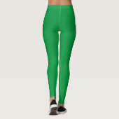 Leggings Personnalisé Blanc et vert tendance girly (Dos)