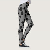 Leggings Personnalisé Haut Taille Empreinte de léopard Legg (Droite)