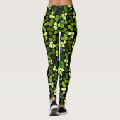 Leggings Personnalisé KISS ME Im IRISH St Patrick Shamrock  (Dos)