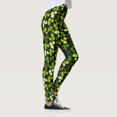 Leggings Personnalisé KISS ME Im IRISH St Patrick Shamrock  (Droite)