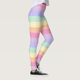 Leggings Personnalisé Rose Jaune Bleu Vert Purple Femmes
