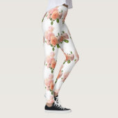 Leggings Personnalisé Rose moderne élégant Modèle tendance (Droite)