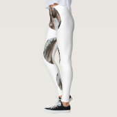 Leggings personnalisé simple ajouter circulaire photo colla (Gauche)