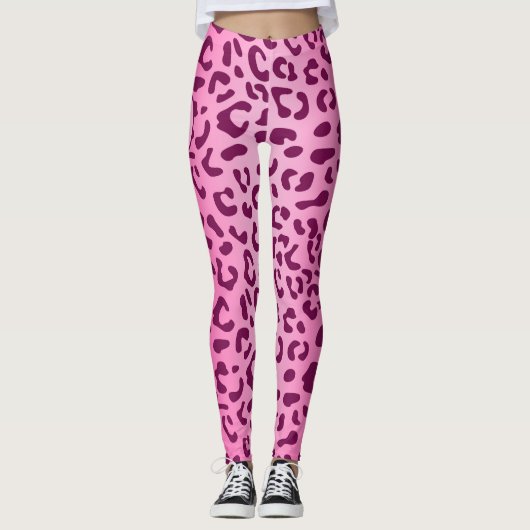 Leggings personnalisées avec initiale de style imp (Devant)