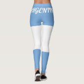 Leggings Personnaliser Argentine Drapeau national (Dos)
