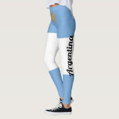 Leggings Personnaliser Argentine Drapeau national (Gauche)