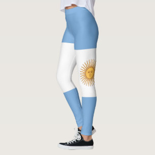 Leggings Personnaliser Argentine Drapeau national