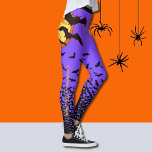 Leggings Personnaliser Halloween Pleine lune chauves-souris<br><div class="desc">Ajoutez votre nom ou phrase ou laissez le modèle BLANC. Pleines lunes de pattes chauves-souris. Les chauves-souris Ne Sont Pas Aveugles. Le dicton "aveugle comme une chauve-souris", n'est tout simplement pas correct. La vérité est que les 1100 espèces de chauves-souris peuvent voir et souvent leur vision est assez bonne, bien...</div>