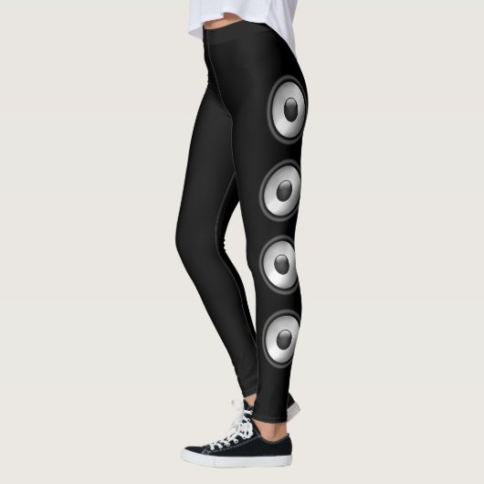 Leggings Personnaliser le Cool et le plaisir La musique d'o (Gauche)