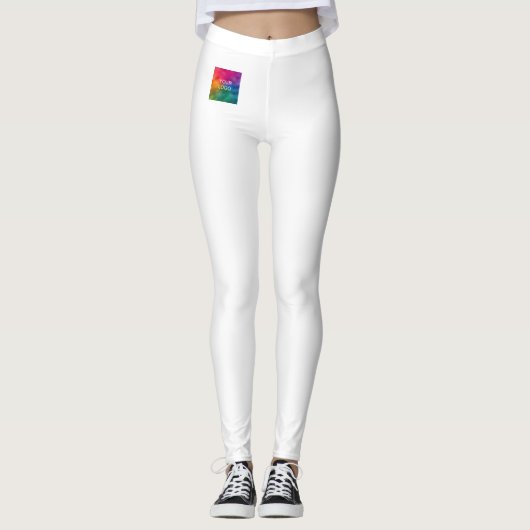 Leggings personnalisés Ajouter votre texte Logo de (Devant)