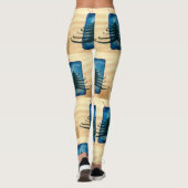 Leggings personnalisés Arbres de Noël (Dos)