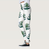 Leggings personnalisés Arbres de Noël (Gauche)