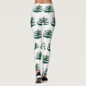Leggings personnalisés Arbres de Noël (Dos)