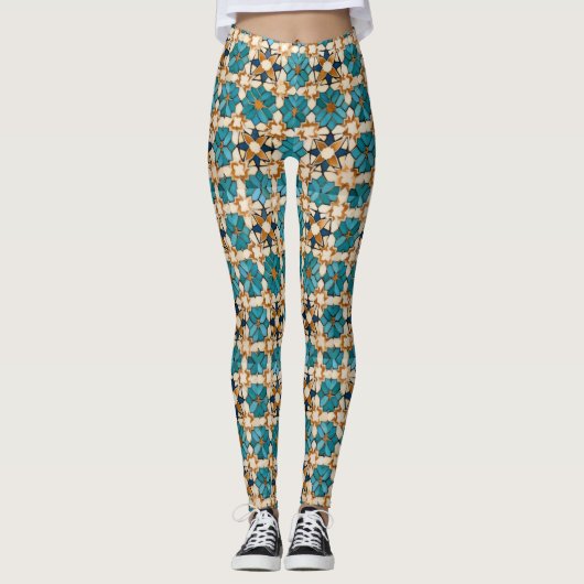 Leggings personnalisés avec impression intégrale (Devant)