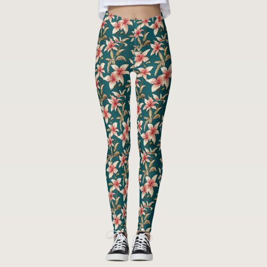 Leggings personnalisés avec impression intégrale (Devant)
