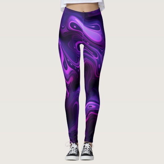 Leggings personnalisés avec impression intégrale (Devant)