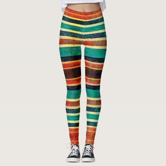Leggings personnalisés avec impression intégrale (Devant)