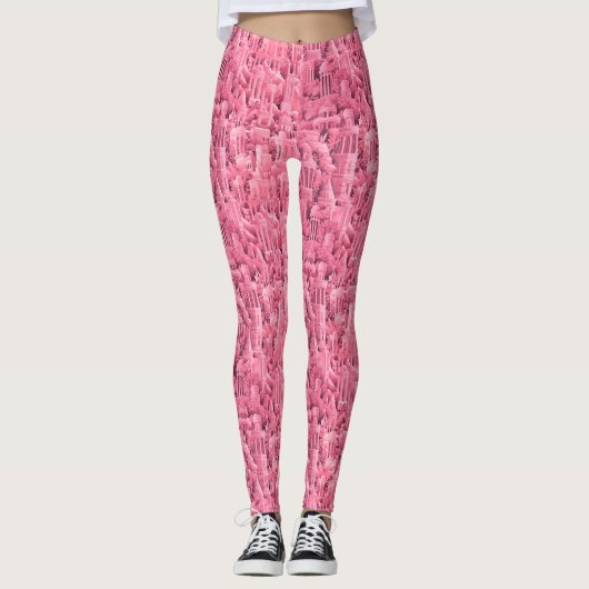 Leggings personnalisés avec impression intégrale (Devant)
