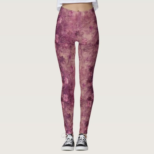 Leggings personnalisés avec impression intégrale (Devant)
