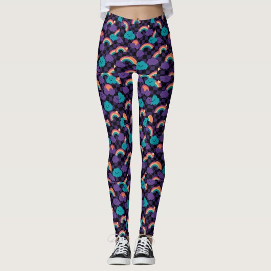 Leggings personnalisés avec impression intégrale (Devant)