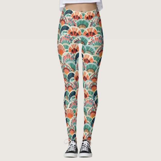 Leggings personnalisés avec impression intégrale p (Devant)