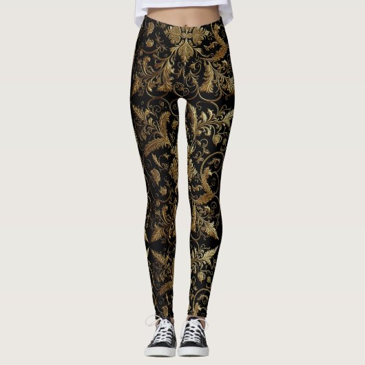 Leggings personnalisés avec impression intégrale p (Devant)