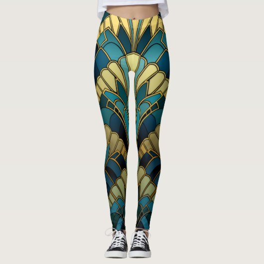 Leggings personnalisés avec impression intégrale p (Devant)