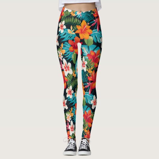Leggings personnalisés avec impression intégrale p (Devant)