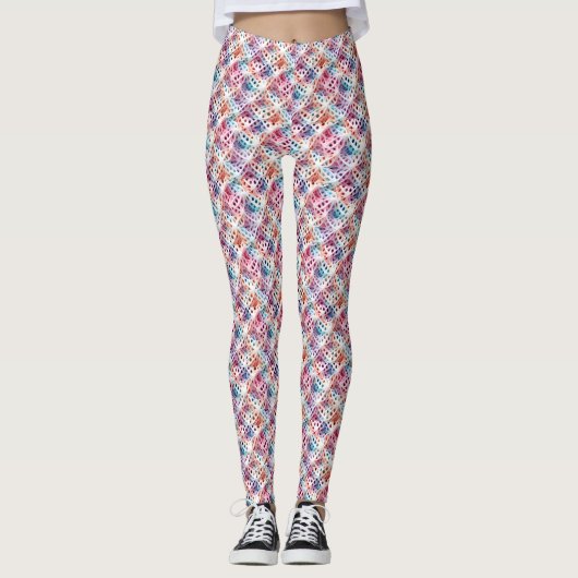 Leggings personnalisés avec impression intégrale p (Devant)