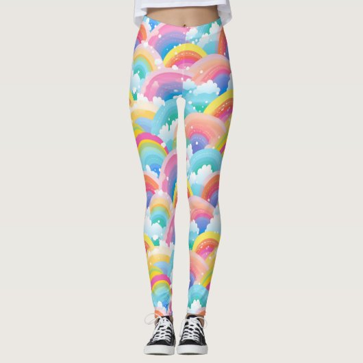 Leggings personnalisés avec impression intégrale p (Devant)