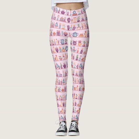 Leggings personnalisés avec impression intégrale p (Devant)