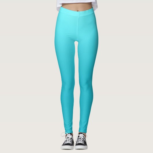 Leggings personnalisés bleu marine (Devant)
