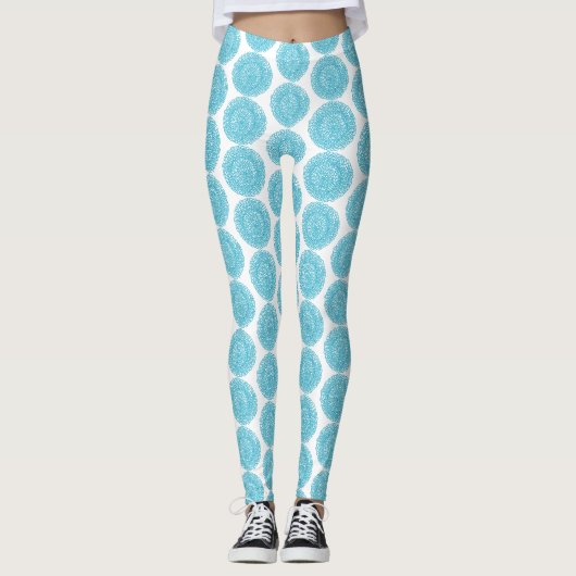 Leggings personnalisés Blue Dream (Devant)