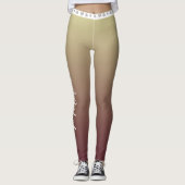 Leggings personnalisés cousus à la main (Devant)