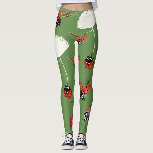 Leggings personnalisés de Ladybugs (Devant)