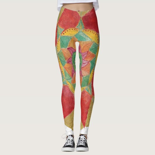 Leggings personnalisés Mandala (Devant)