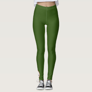 Leggings personnalisés : NOIR AVEC Leggings INITIA