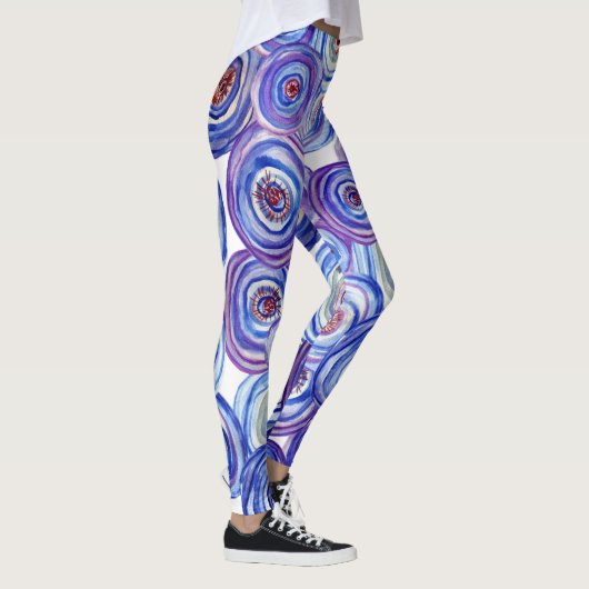 Leggings personnalisés Purple Forms (Droite)