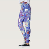 Leggings personnalisés Purple Forms (Gauche)