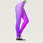 Leggings personnalisés roses et violets (Droite)
