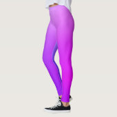 Leggings personnalisés roses et violets (Gauche)