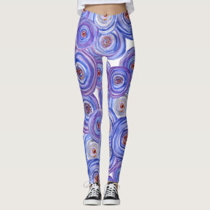 Leggings personnalisés roses violets