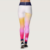 Leggings personnalisés SKI DE NUIT ET DAYBREAK (Dos)