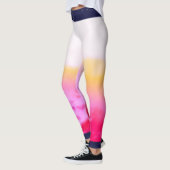 Leggings personnalisés SKI DE NUIT ET DAYBREAK (Gauche)