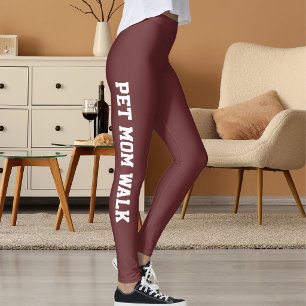 Leggings Personnalisez Classeuse Maman de l'animal de Noël